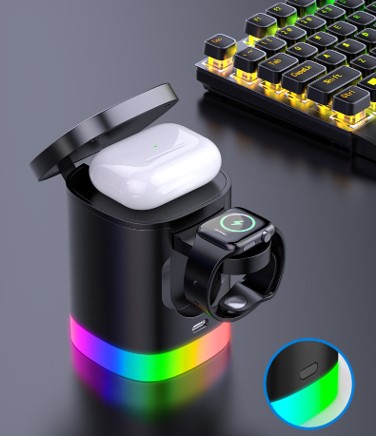 Boxa Illuminated 3 in 1 Fast Wireless Charger 10