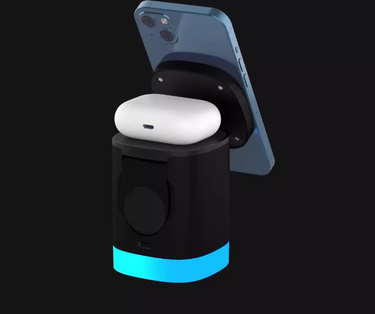 Boxa Illuminated 3 in 1 Fast Wireless Charger 5