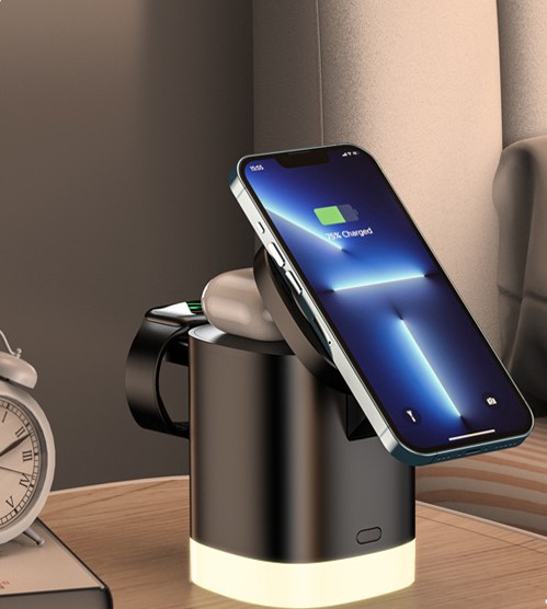 Boxa Illuminated 3 in 1 Fast Wireless Charger 9