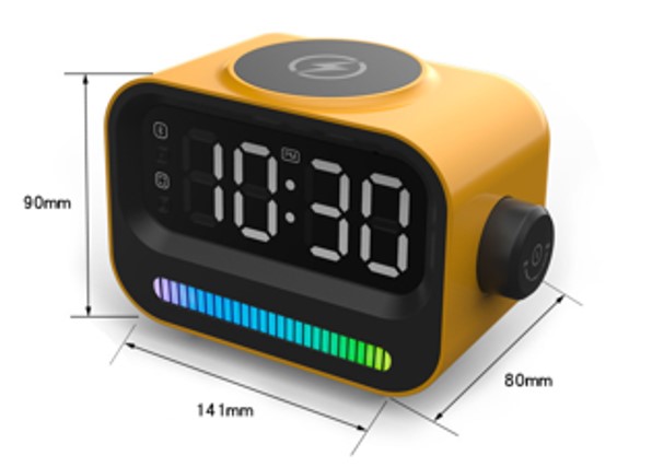 Clock Radio Wireless Charger Speaker 10