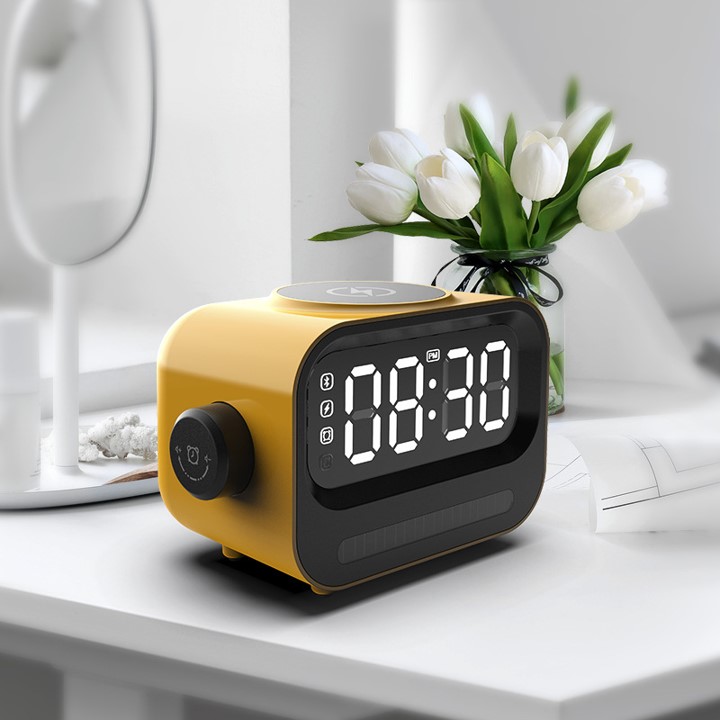 Clock Radio Wireless Charger Speaker 2
