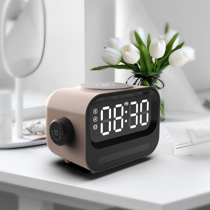 Clock Radio Wireless Charger Speaker 3