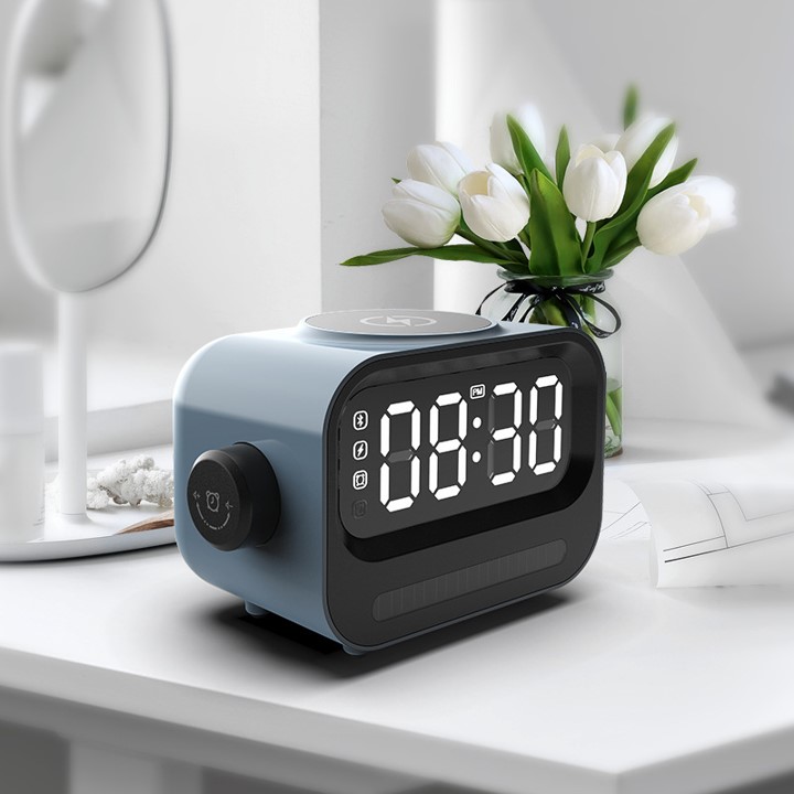 Clock Radio Wireless Charger Speaker 4
