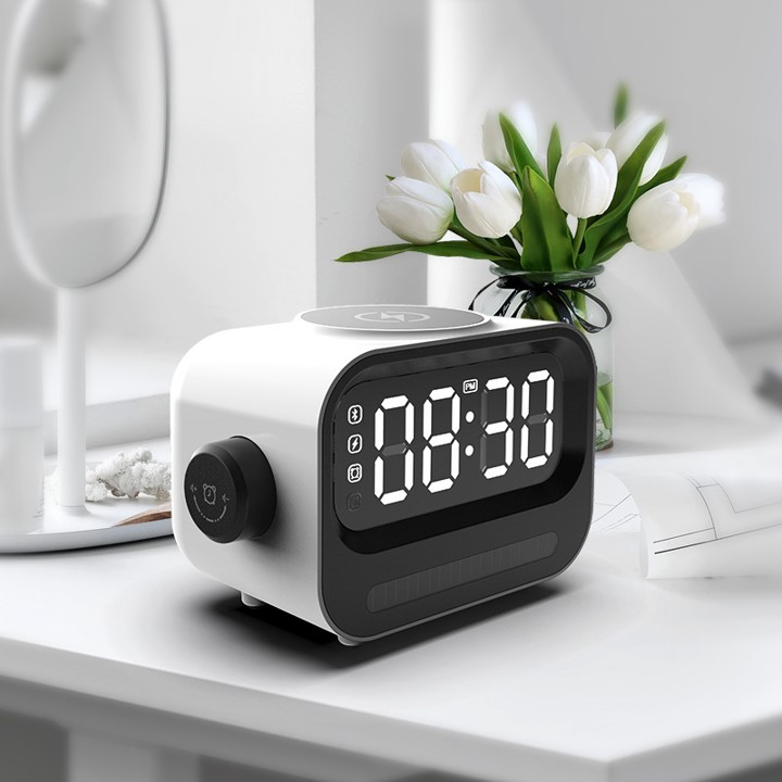 Clock Radio Wireless Charger Speaker 5