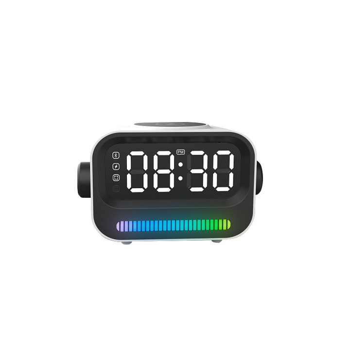 Clock Radio Wireless Charger Speaker 9