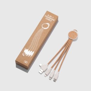 Dual Port Eco Cork Charging Cable 5