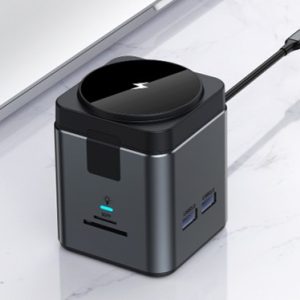 Smart USB Hub 3 Way Wireless Charger 8