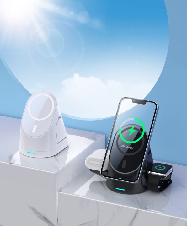 Tri Way Flip Out Wireless Charger 3