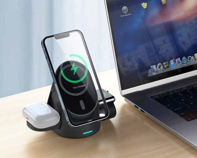 Tri Way Flip Out Wireless Charger 6