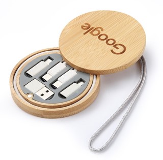 Wooden Swivel Cable Case 10