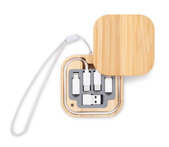 Wooden Swivel Cable Case 6