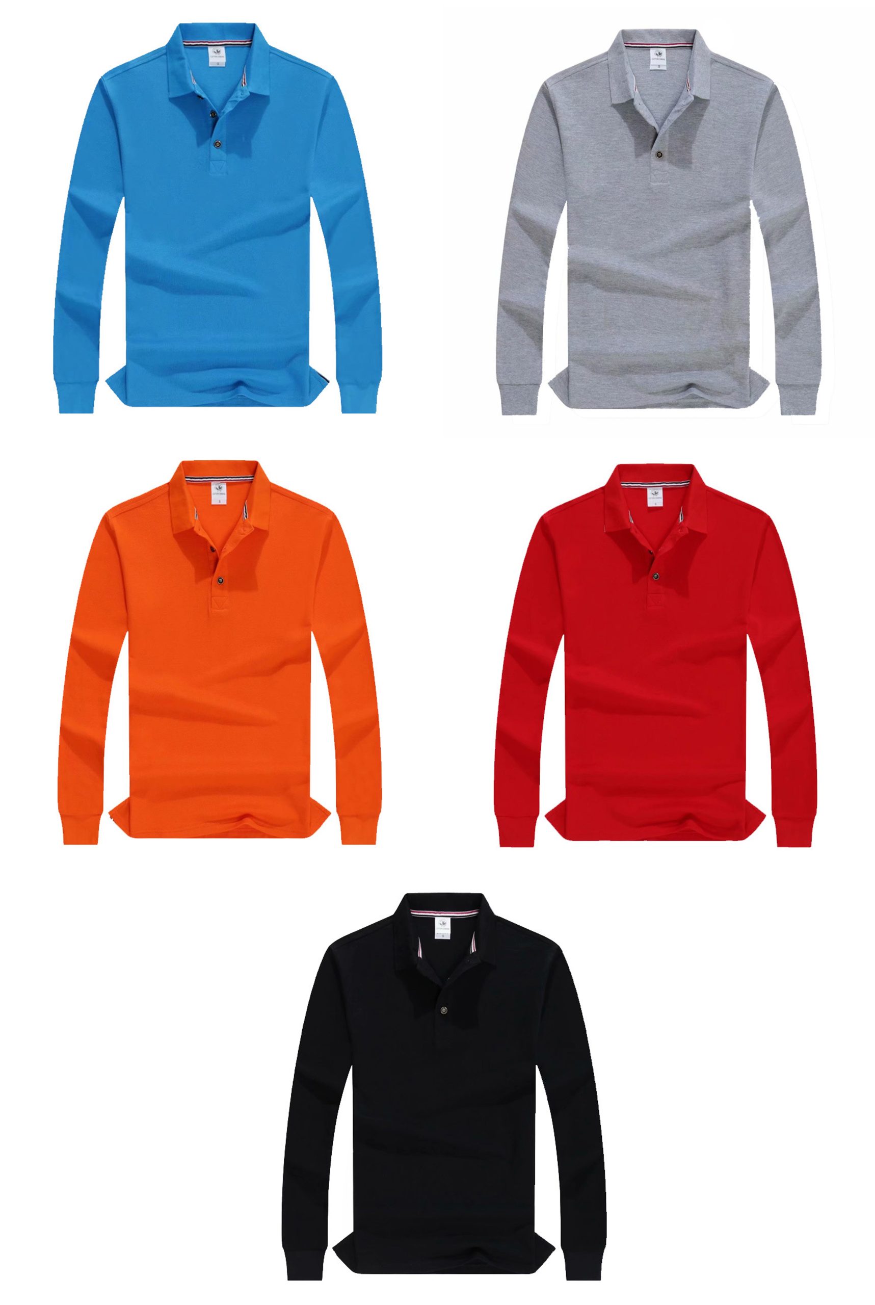 Cotton Collar Long Sleeve Shirt 1 scaled