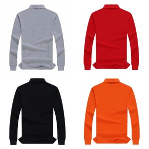 Cotton Collar Long Sleeve Shirt 2 scaled