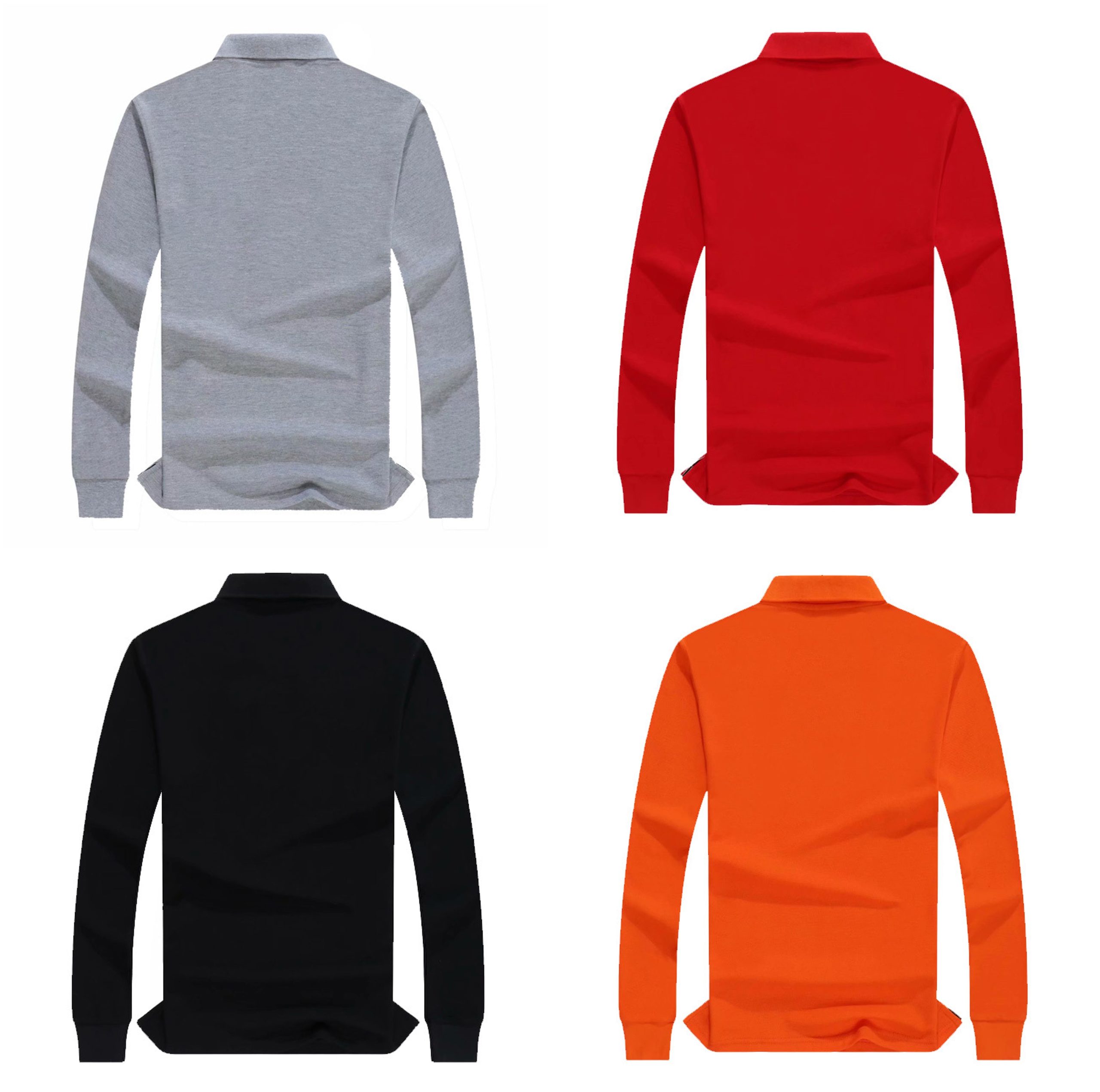 Cotton Collar Long Sleeve Shirt 2 scaled