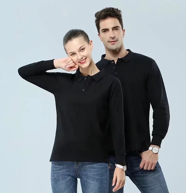 Cotton Collar Long Sleeve Shirt 9