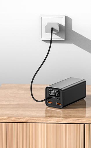 Mini Cylinder 65W 20K Mah Powerbank 4