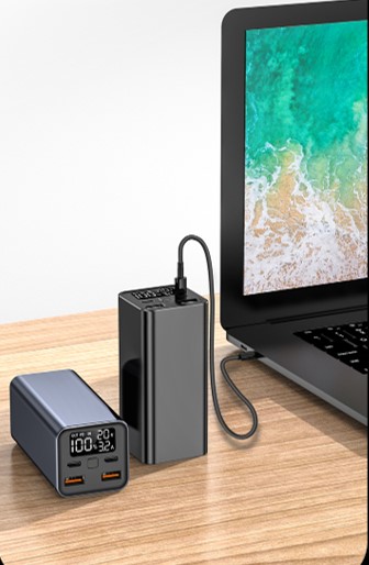 Mini Cylinder 65W 20K Mah Powerbank 6