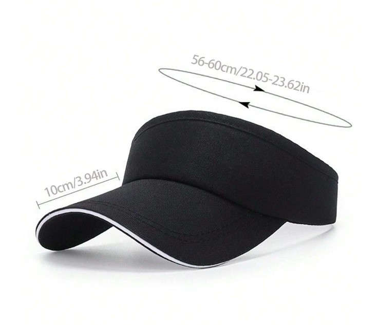Velcro Strap Sun Visor Cap 4