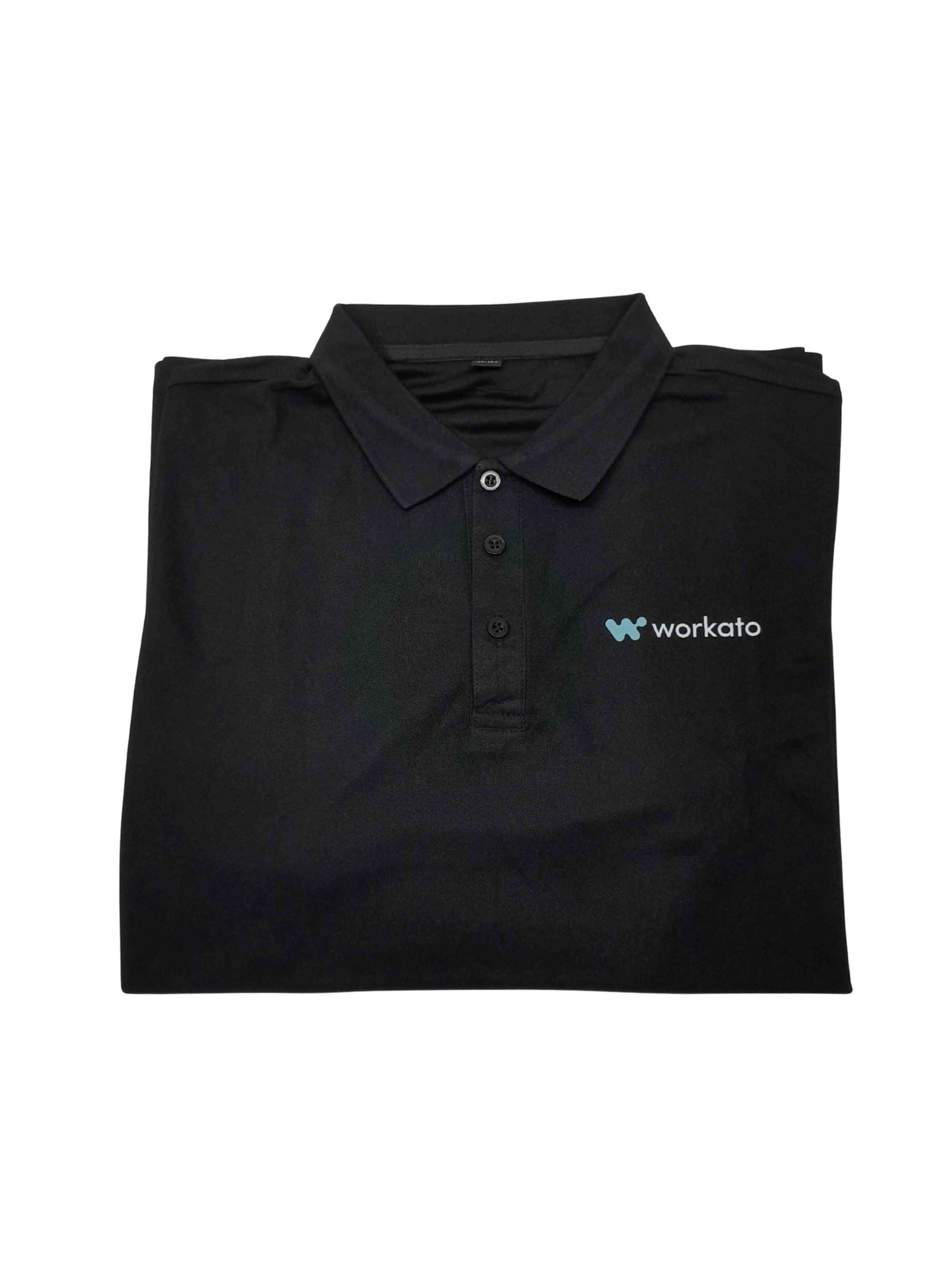 Basic Collar Honeycomb Polo Shirt - Image 14