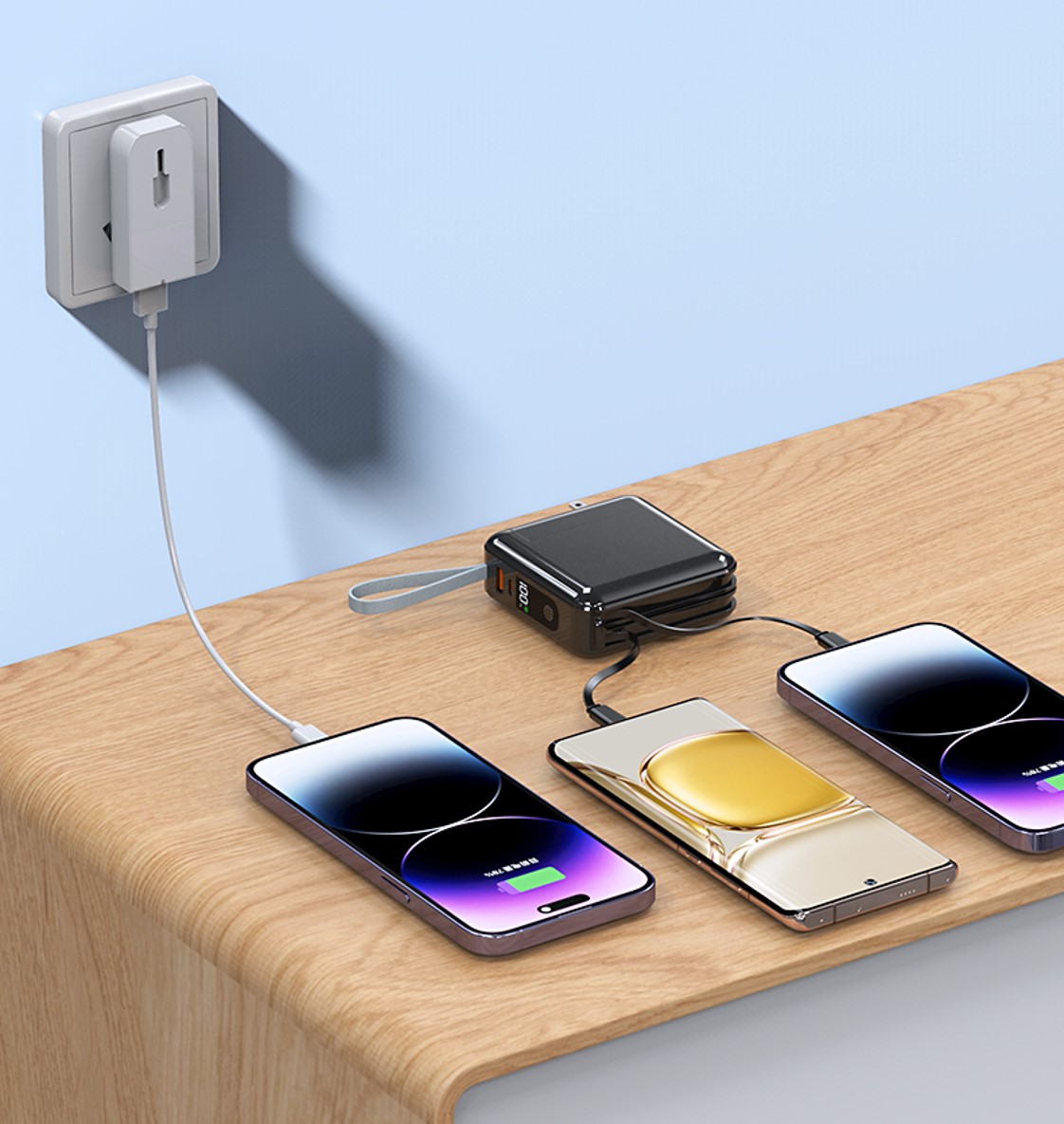 10000mah Lota K15 Wall Plug Powerbank 9