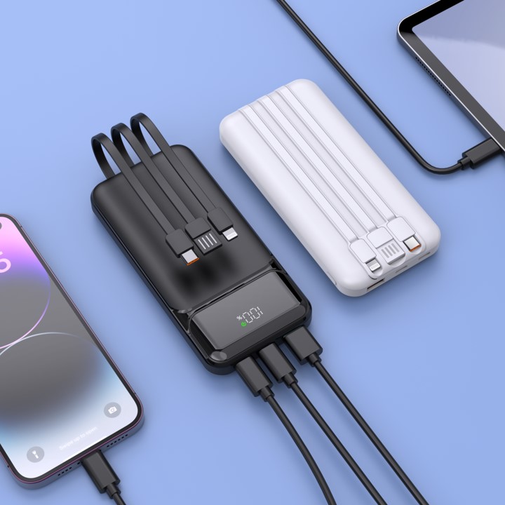 10000mah PW96 Light up In Built Powerbank 4