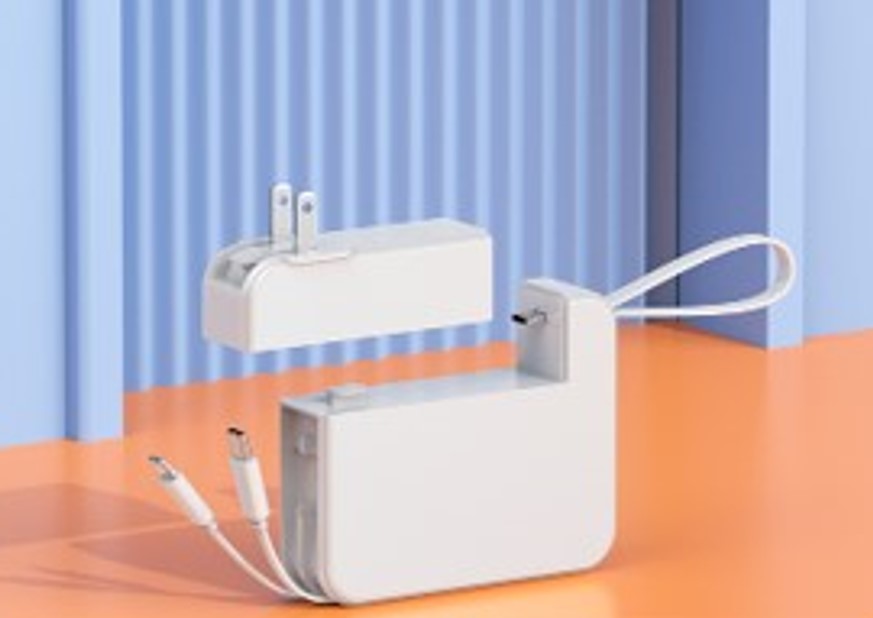 Pastel Wall Plug 10000mah In Built Cable Powerbank 5