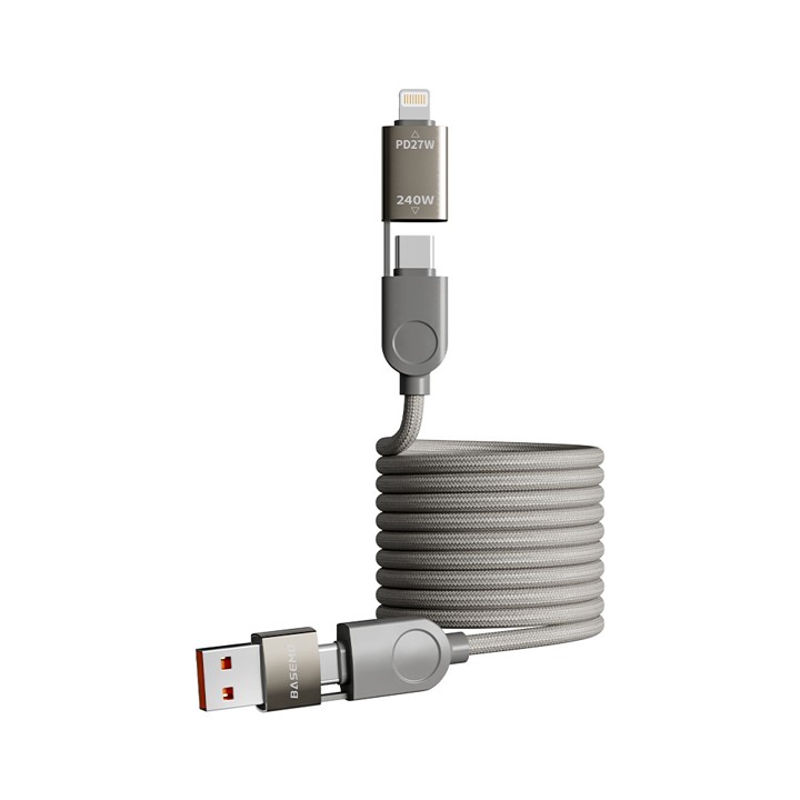 240W Magnetic Coil Smart USB Cable 3