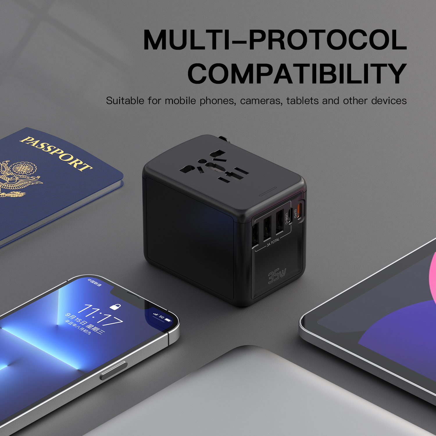 35Watt PD Type C Travel Adaptor 3