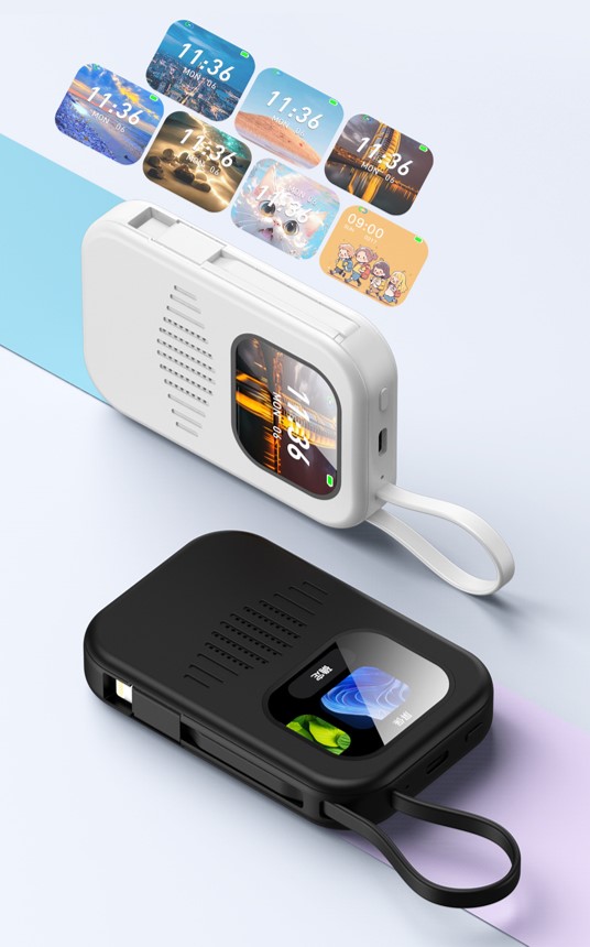 8000mah Smart Speaker Powerbank 4