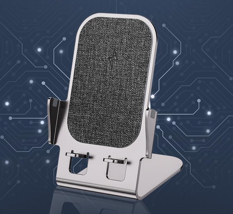Aluminium Phone Wireless Charger Stand 1