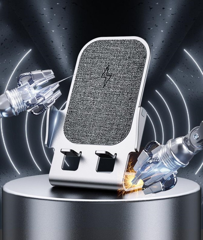 Aluminium Phone Wireless Charger Stand 7