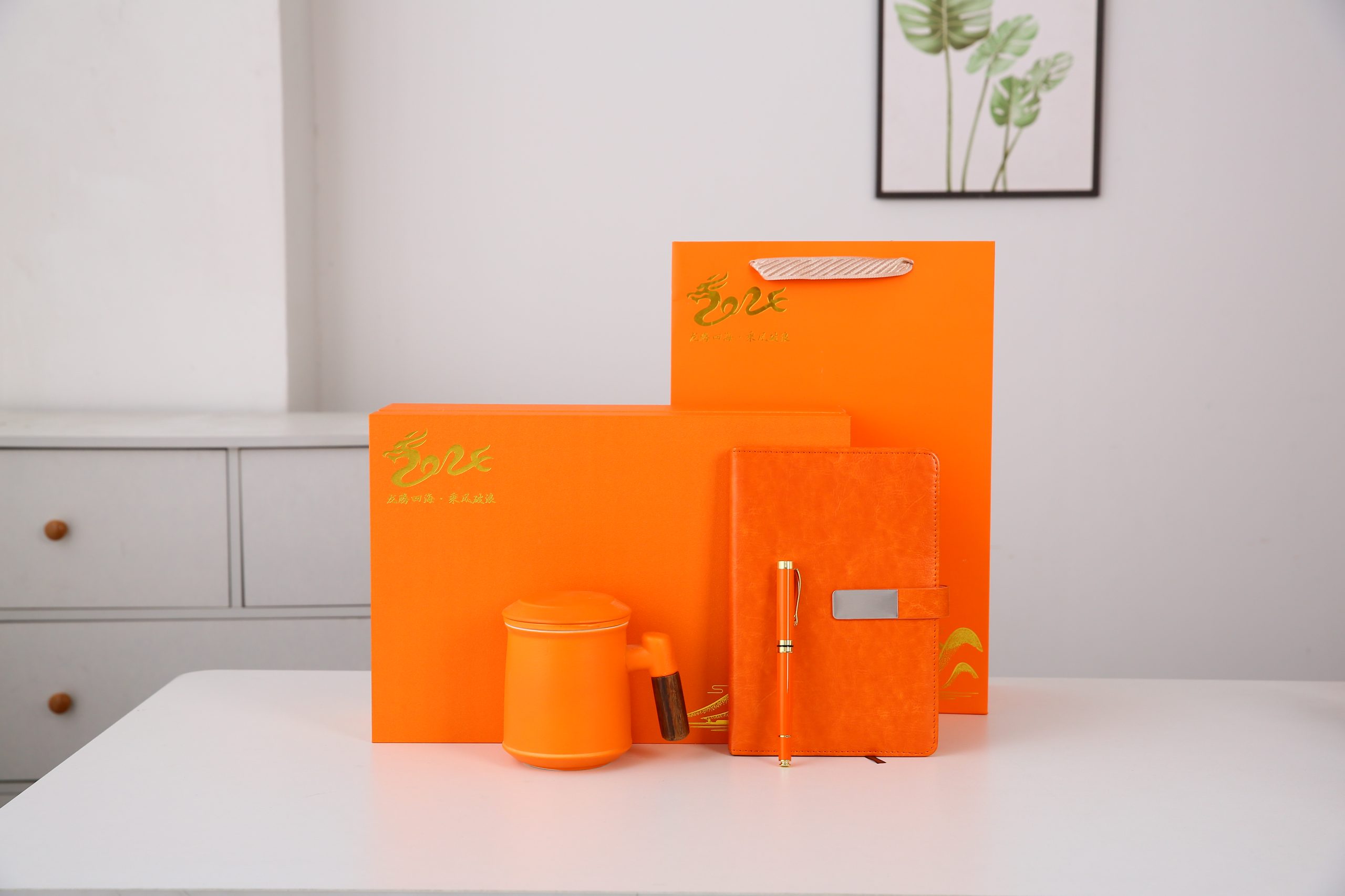 Ceramic Tea Flask Book Pen Gift Set 20 scaled