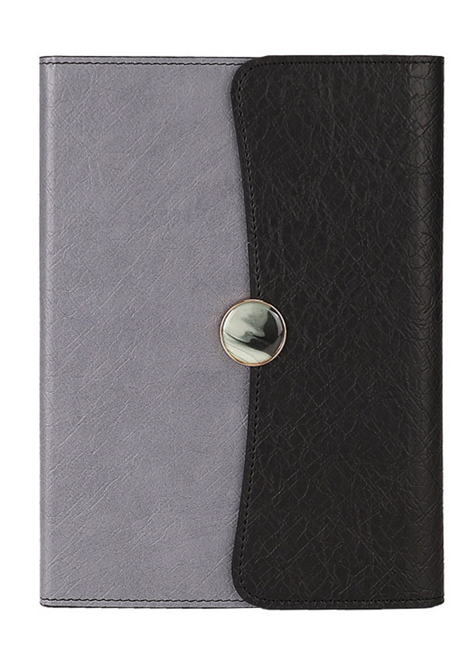 Epoxy Coin Leather Notebook 1