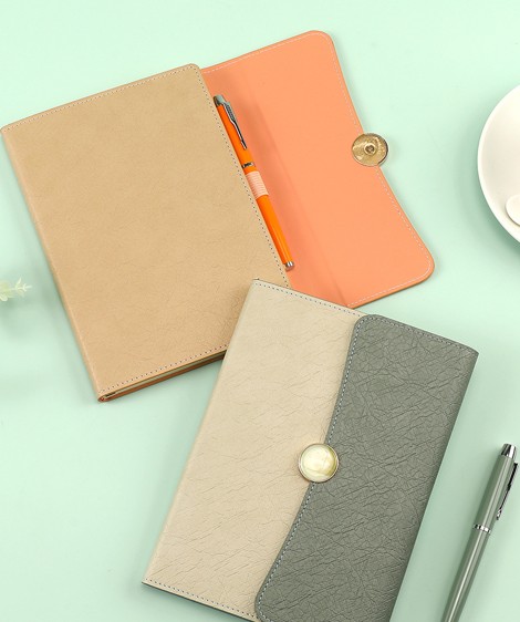 Epoxy Coin Leather Notebook 12