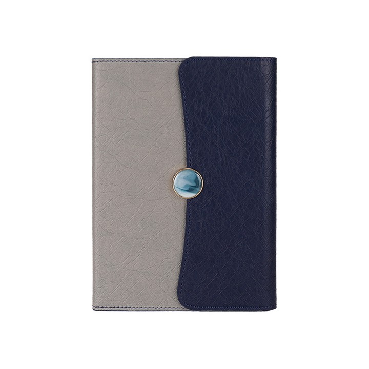 Epoxy Coin Leather Notebook 5