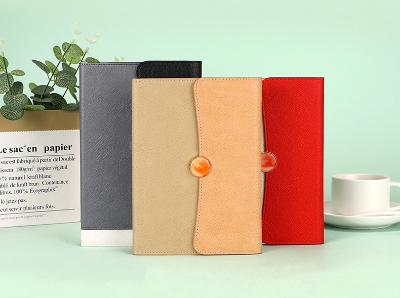 Epoxy Coin Leather Notebook 6