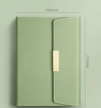 Full Side Open Magneto Leather Notebook 1