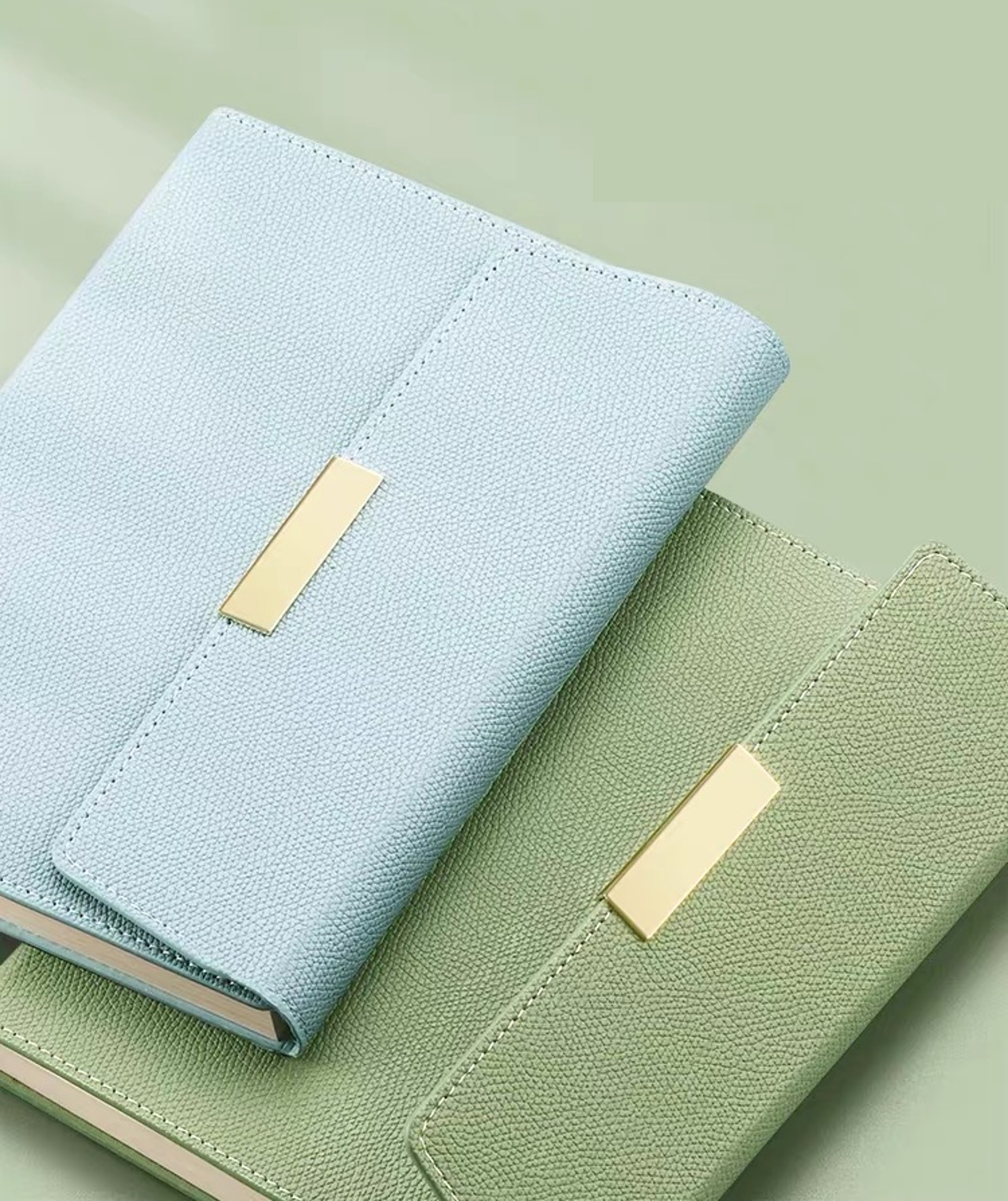 Full Side Open Magneto Leather Notebook 11