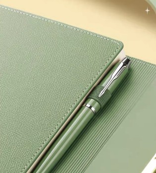 Full Side Open Magneto Leather Notebook 12
