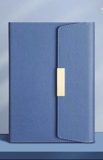 Full Side Open Magneto Leather Notebook 6