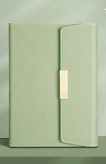 Full Side Open Magneto Leather Notebook 7