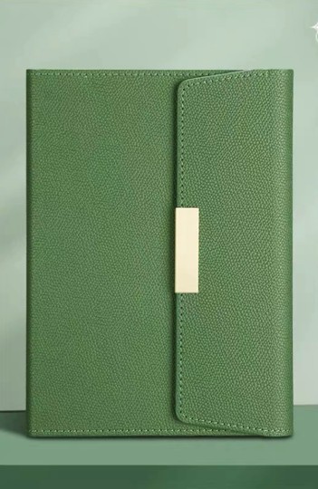 Full Side Open Magneto Leather Notebook 9