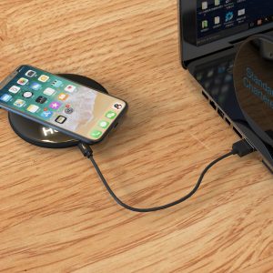 Light up Logo Tempered Glass Wireless Charger 15