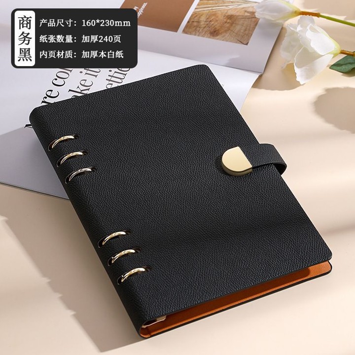 Magneto Ring Binder Leather Notebook 5