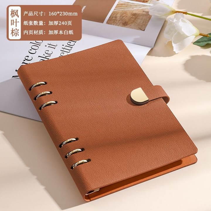 Magneto Ring Binder Leather Notebook 6