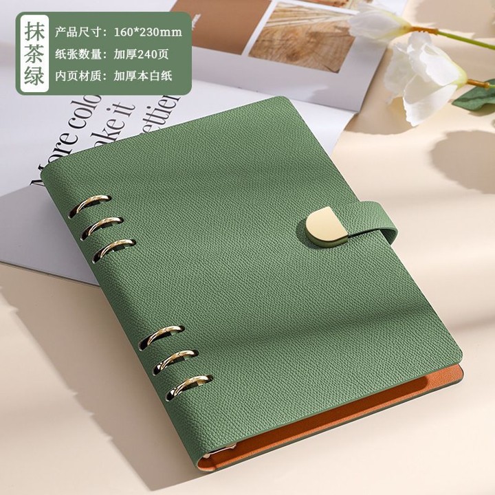 Magneto Ring Binder Leather Notebook 8