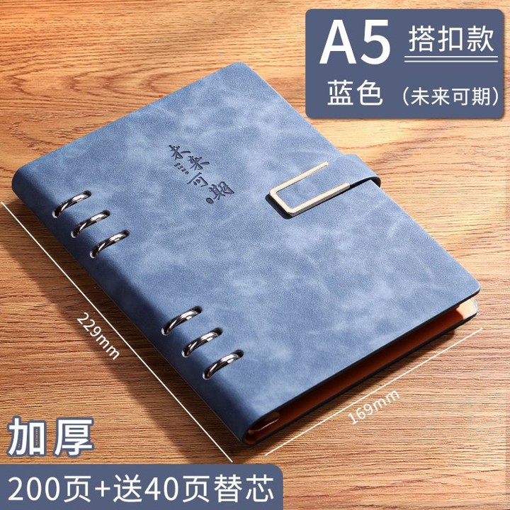 Magneto Ring Binder Leather Notebook 9