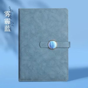 Round Clasp Leather Notebook 10