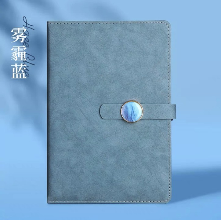 Round Clasp Leather Notebook 10