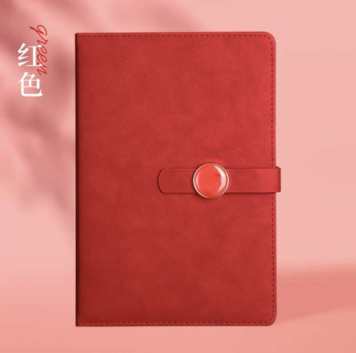 Round Clasp Leather Notebook 11